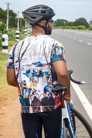 Unisex Printed Cycling t- Shirt