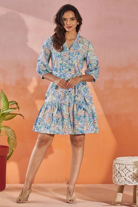 Women Flying Floral Dress