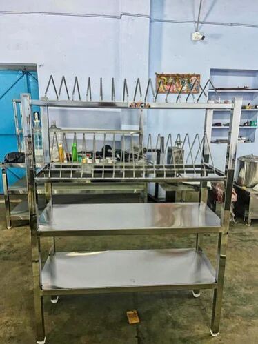 Stainless Steel Articia Plate Wash Rack For Industrial Commercial