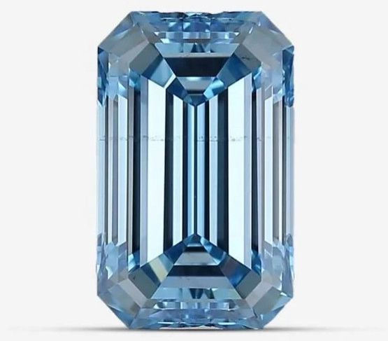 1.01 CT Fancy Vivid Blue Diamond