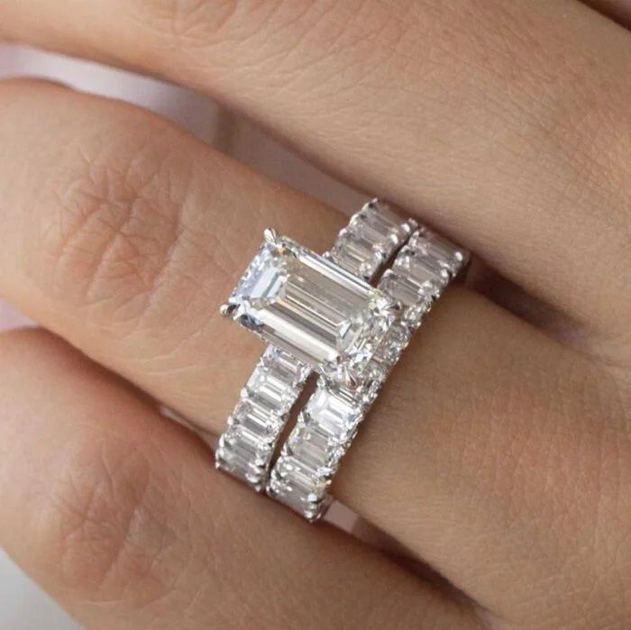 Emerald Beauty 3 Carat Diamond Ring