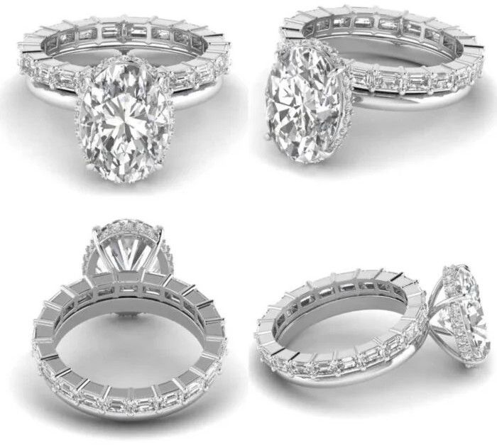 Single Solitaire Eternity Women Ring