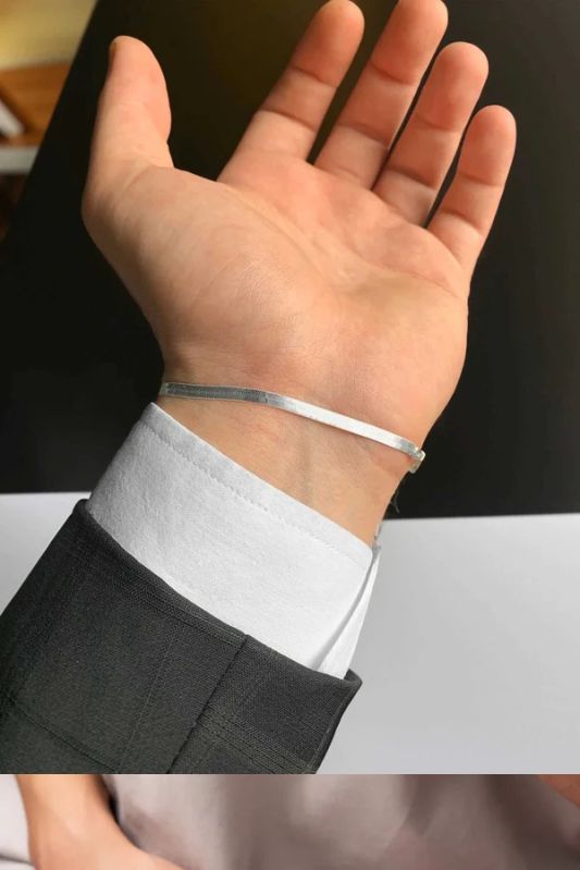 Hebin Silver Elegance Bracelet For Men