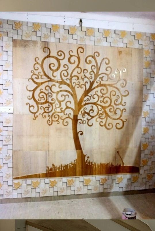 2D Flower Stone Wall Murals