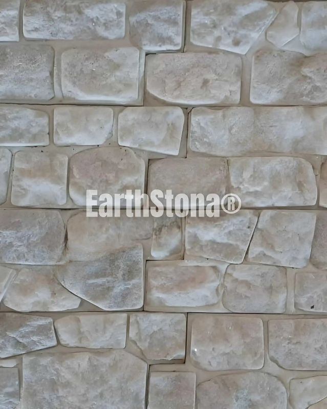 Antique Smooth-White Fieldstone Wall Cladding
