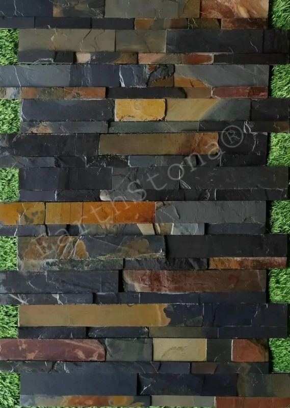 Black Slate Stone Wall Cladding