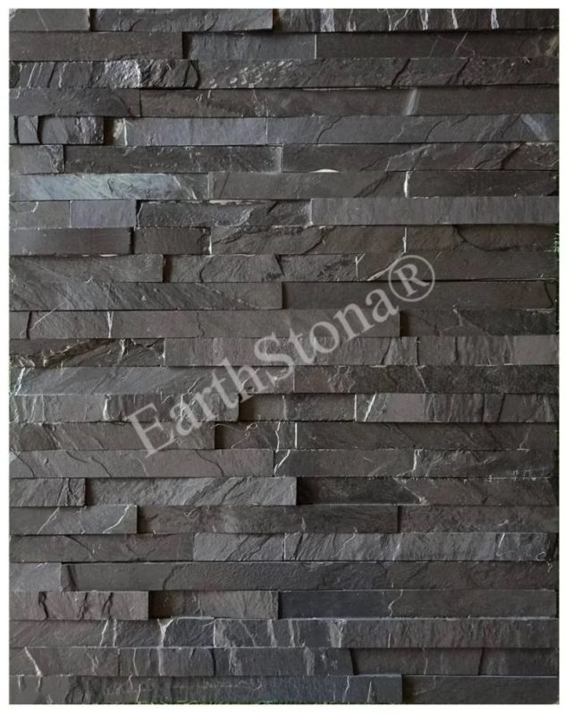 Black Stone Wall Panels