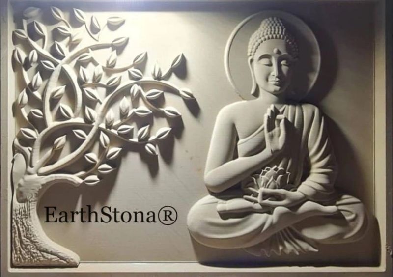 Buddha Stone Wall Mural