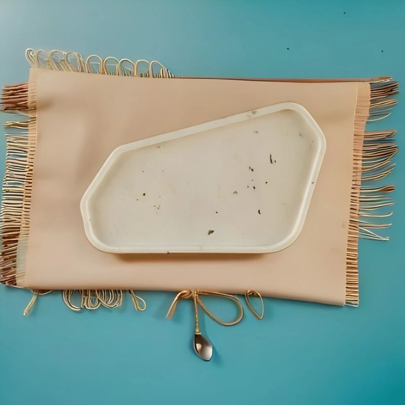 Flat Marble Serving Tray