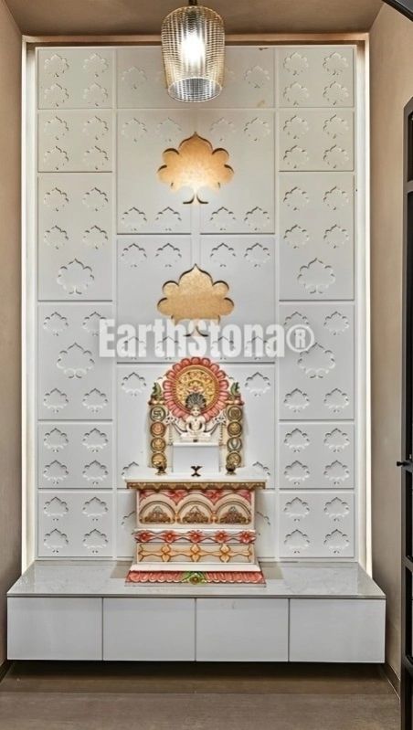 Natural Stone Carving Wall Art For Puja Room