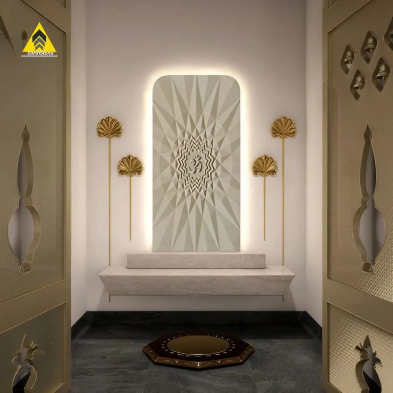 Om Stone Wall Panel For Puja Room