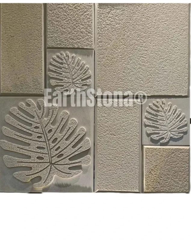 Palm Leaf Pattern Natural Stone Wall Cladding