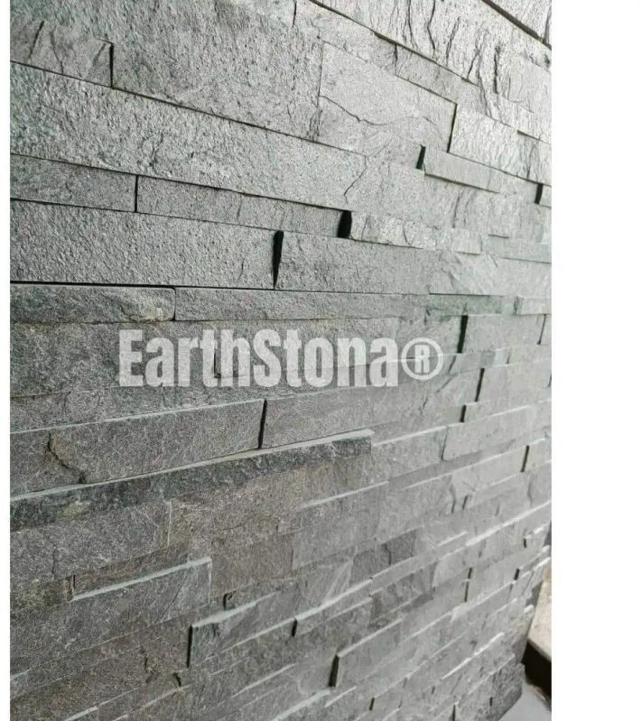 Silver Grey Stone Wall Panel