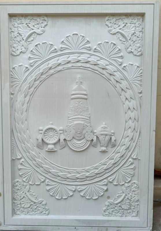 Venkateshwara Face Stone Wall Mural