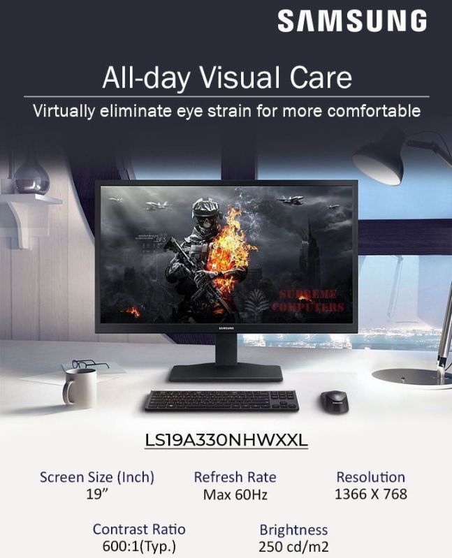 18.5 Inch Samsung LED Monitor
