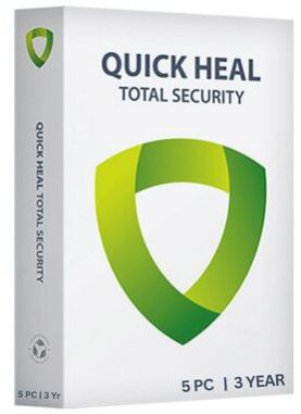 Quick Heal Anti Virus Total Security 5 User 3 Year for Windows