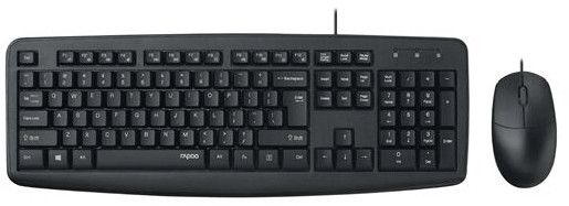 Rapoo NX1600 Wired Optical Mouse & Keyboard Combo