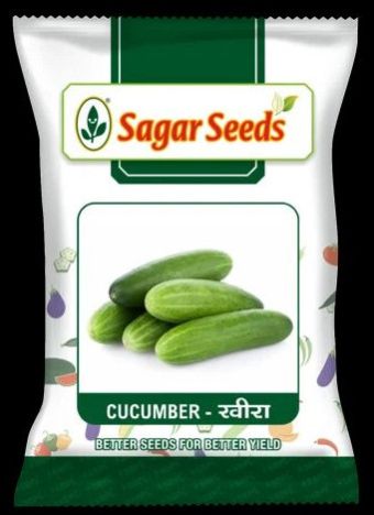 Cucumber - CU4 (Green) Seed, Packaging Type : Packet for Agriculture