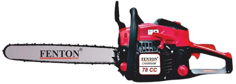 Fenton Chainsaw Machine 78 CC 2-Stroke Engine with Steel Guide Bar