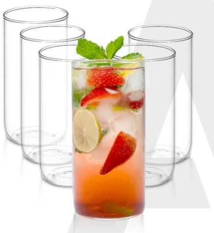 Elite Borosilicate Glass Tumbler Pack of 6