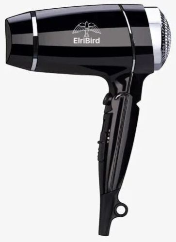 Black Drawer Mounted Hair Dryer