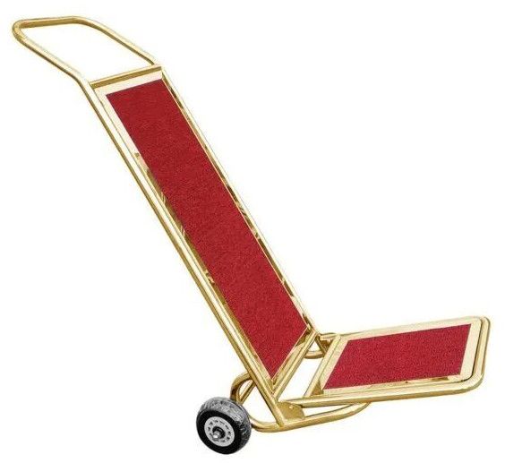 Luggage Trolley L Shape Golden