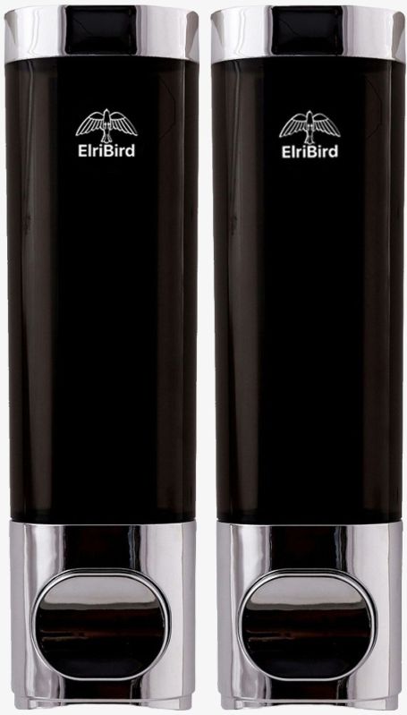 Manual Black Transparent Soap Dispenser Set Of 2