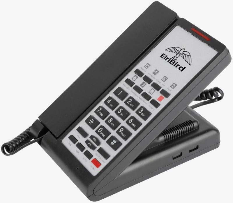 Modern Black Hotel Phone