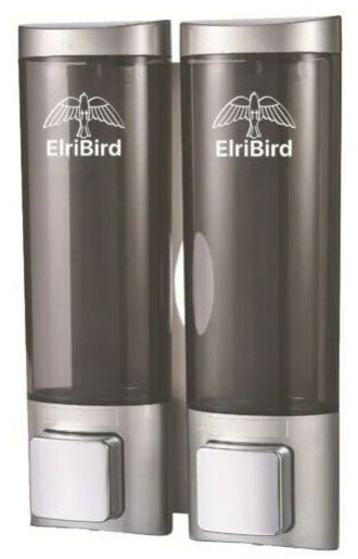 Set Of 2 Transparent Soap Dispenser