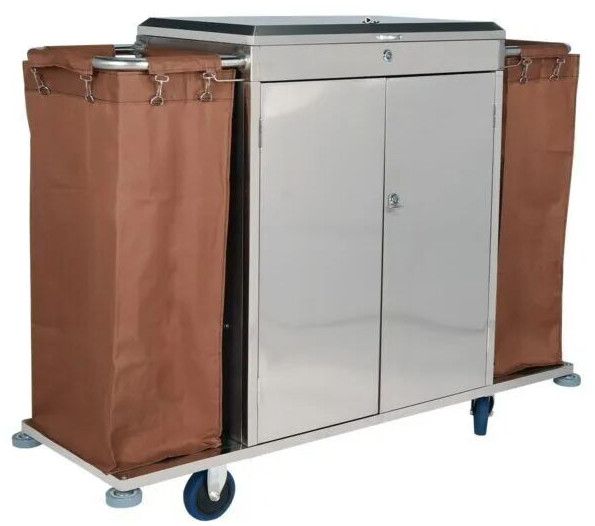 Stainless Steel Housekeeping Trolley