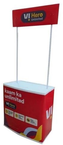 Pvc Display Promotional Table Standard, Packaging Type : White