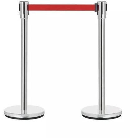 Stainless Steel Queue Manager Stand For Bank