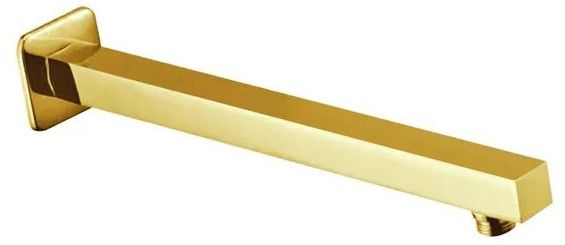 AGL Bathware Flavia Golden Series Shower Arm 18inch Square 301664GL