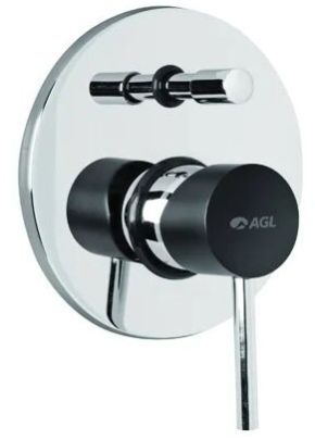 Agl Bathware Black High Flow Single Lever Concealed Diverter 91304bl