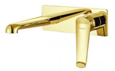 AGL Bathware – Flavia Gold Series – Single Lever Built-In Basin Mixer 302213GL