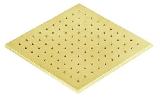 AGL Bathware – Flavia Golden Series – 12 Inchx12 Inch Overhead Rain Shower 301662GL