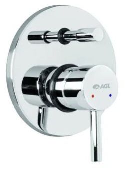AGL Bathware – Stik Series – 5-Way Single Lever Concealed Diverter 291305CP