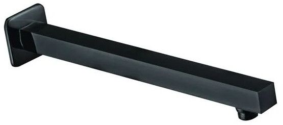 AGL Bathware Nero Series 18 Inch Square Shower Arm 303664BL