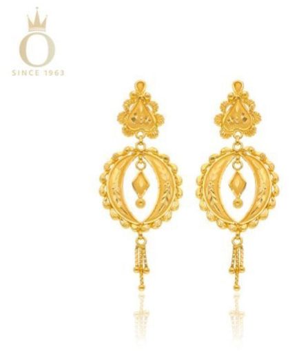 Traditional Ladies Gold Earrings