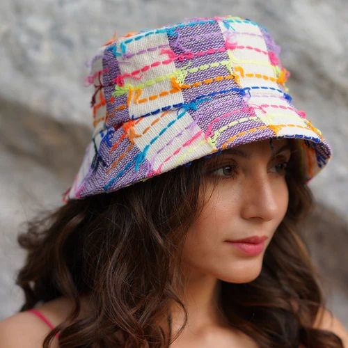Multi Jacquard Women Bucket Hat