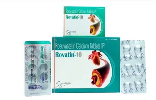 10 Mg Rosuvastatin Tablet, Packaging Type : Box