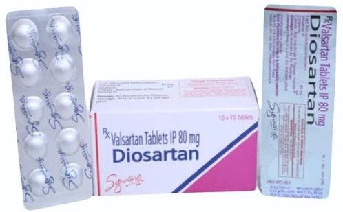 Diosartan 80 Mg Valsartan Tablet for To Treat High Blood Pressure