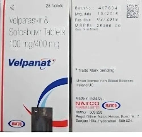 Velpanat Sofosbuvir Velpatasvir Tablet