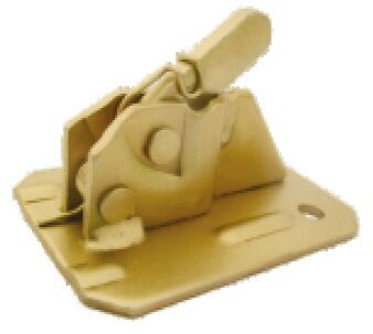 HR Sheet Spring Clamp, Color : Silver