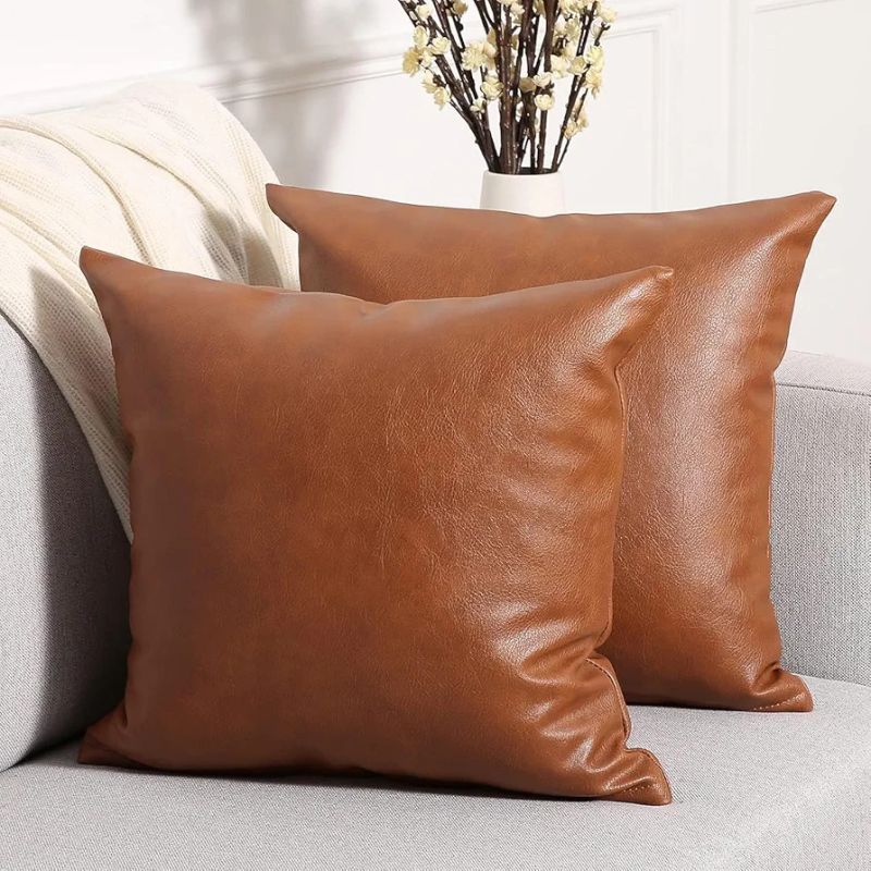 Leather Cushion Covers