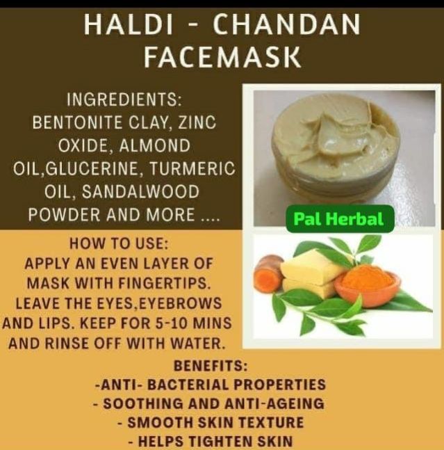 Haldi Chandan Herbal Face Pack