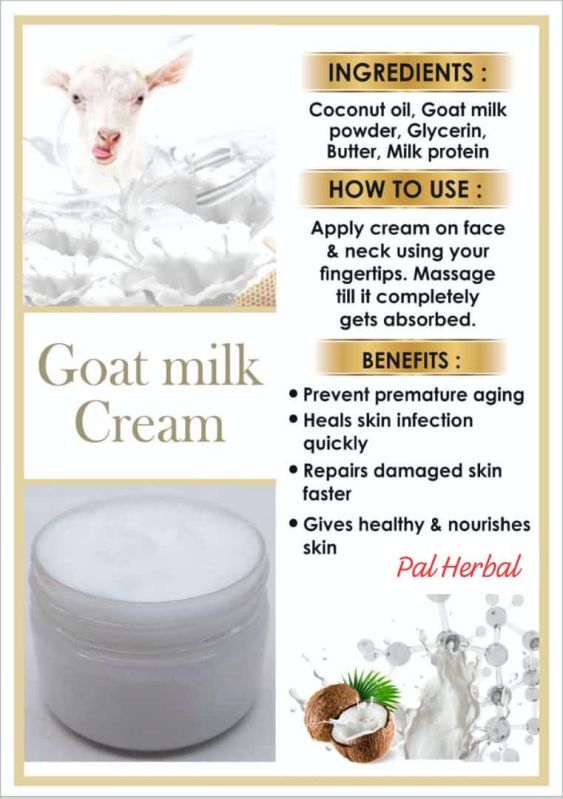 Herbal Goat Milk Whitening Cream