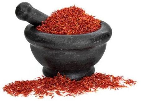 Raw Natural Kashmiri Saffron, Color : Red, Form : Thread