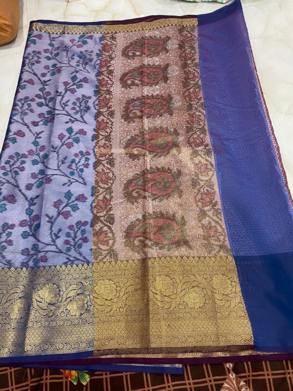 Digital Printed Banarasi Silk Sarees