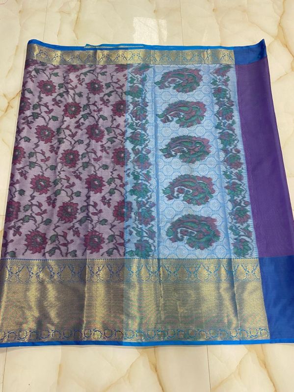 Digital Printed Banarasi Silk Sarees